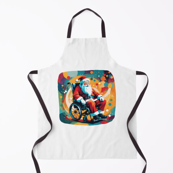 Artikelvorschau, Weihnachtsmann / Weihnachtsmann im Rollstuhl, ein tolles Geschenk entworfen und verkauft von It's Wheelie Cool.