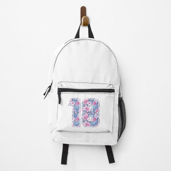 Item preview, 18th Birthday, floral number 18, girl's, teenager's designed and sold by iclipart.