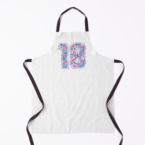 Item preview, 18th Birthday, floral number 18, girl's, teenager's designed and sold by iclipart.