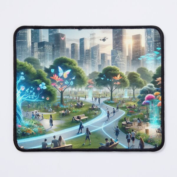 Item preview, Urban Oasis Holographic Park designed and sold by divinedeco1925.