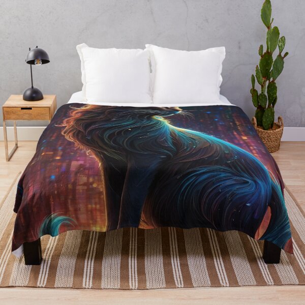 Item preview, Cosmic Whiskers: Galactic Fantasy Cat in Vibrant Matrix designed and sold by RK - Shop.
