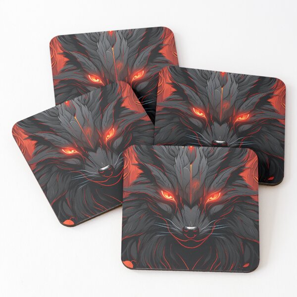 Item preview, Mystical Elegance: Kitsune Black Fox Artwork designed and sold by Cr-AI-tive.