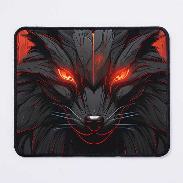Item preview, Mystical Elegance: Kitsune Black Fox Artwork designed and sold by Cr-AI-tive.