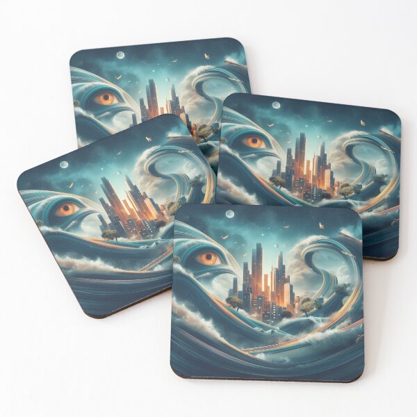 Item preview, Torrential Tides - Surreal Art - home decor designed and sold by crea8iveway.