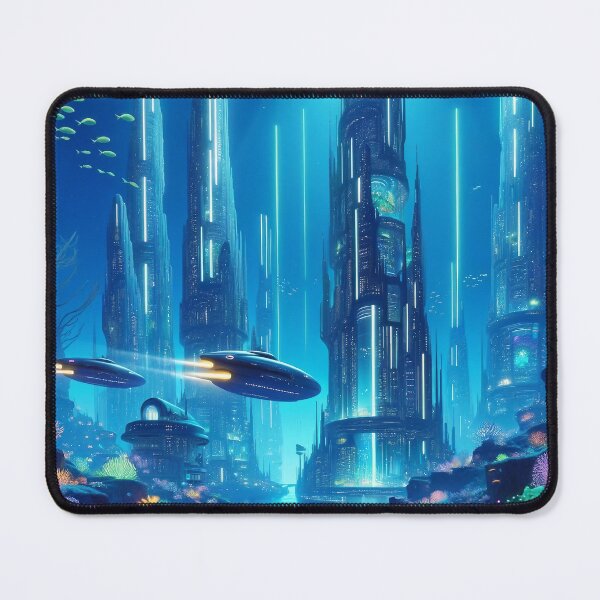 Item preview, Luminescent Marine Utopia designed and sold by divinedeco1925.