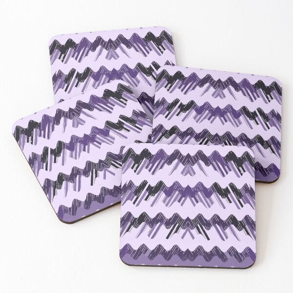 Item preview, Retro chevron violet vintage pattern designed and sold by darfeuille.