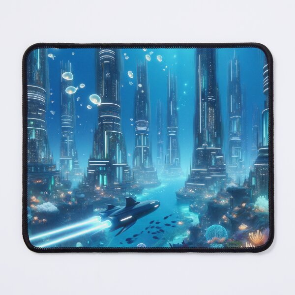 Item preview, Luminescent Marine Utopia designed and sold by divinedeco1925.