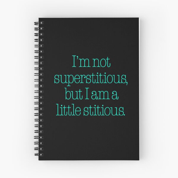 Item preview, I’m not superstitious, but I am a little stitious. v.7 designed and sold by x1brett.