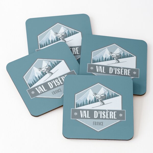 Item preview, Val d’Isere France Vintage Skiing Design designed and sold by CynthiaGraphics.