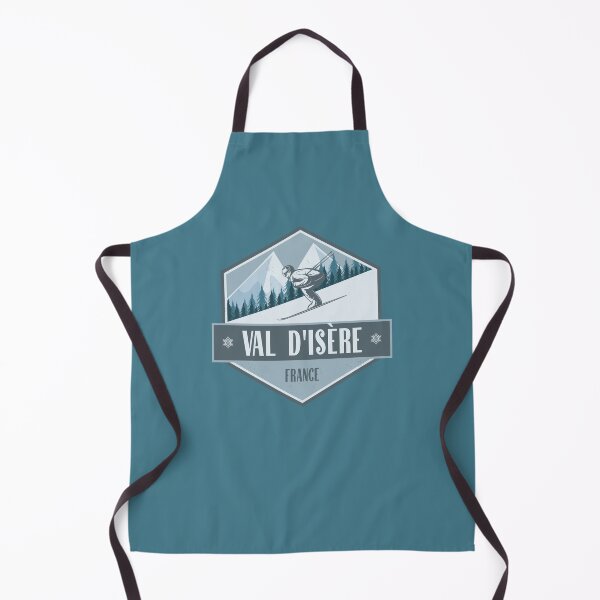 Item preview, Val d’Isere France Vintage Skiing Design designed and sold by CynthiaGraphics.