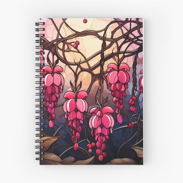Item preview, Stained Glass Twilight Bleeding Hearts designed and sold by Matt's Artificial Nature.