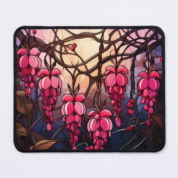 Item preview, Stained Glass Twilight Bleeding Hearts designed and sold by Matt's Artificial Nature.