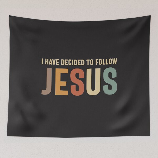 Item preview, Follow Jesus Inspirational Christian Quote designed and sold by cidolopez.