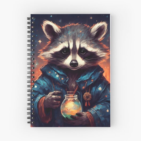 Item preview, Raccoon With Magick Potion designed and sold by Angelandspot.