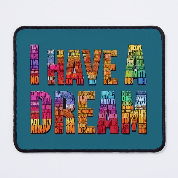 Item preview, Rainbow typography reflecting unity, diversity, and dreams designed and sold by ArtInPrint.