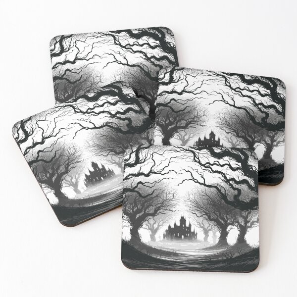 Item preview, Gothic Castle Enshrouded in Mist designed and sold by RyanBelandres.