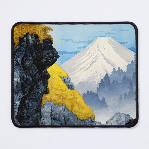 Item preview, Foot of Mount Ashitaka by Hiroaki Takahashi Japanese vintage landscape designed and sold by Wander-Wave.