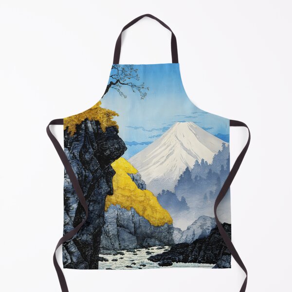 Item preview, Foot of Mount Ashitaka by Hiroaki Takahashi Japanese vintage landscape designed and sold by Wander-Wave.