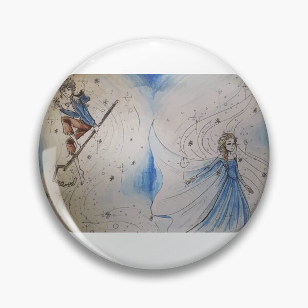 Item preview, ¡Fanart Jack Frost y la Reina de Hielo para el invierno! designed and sold by DelFavaBean.