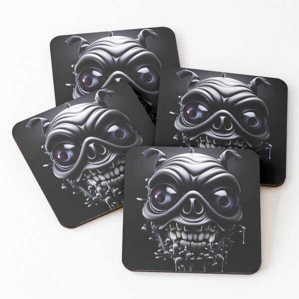 Item preview, Portrait of a snarling dog with three rows of teeth designed and sold by czintos.