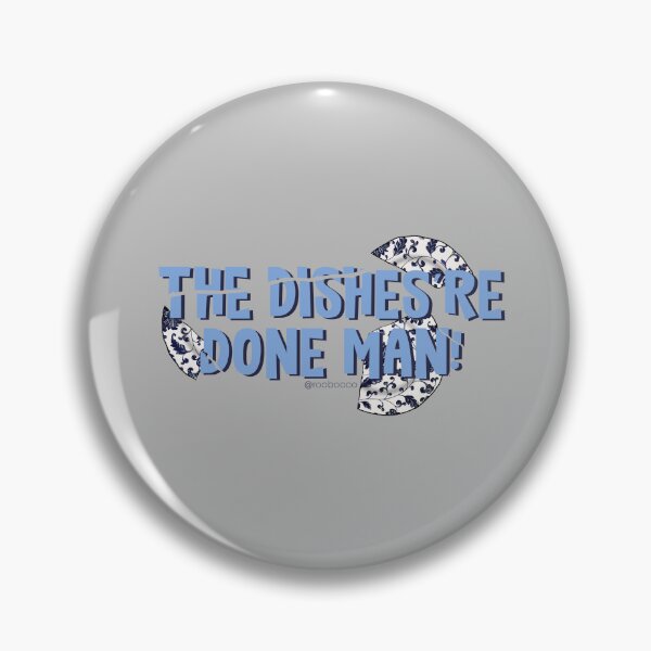 Item preview, Dishes are Done Man designed and sold by RooBooCo.