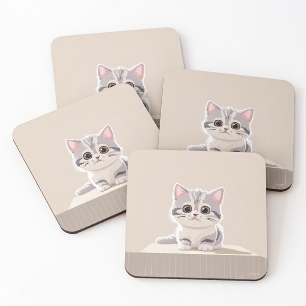 Item preview, Pastel Tabby Kitten - Chic Chat Créations Ref.048 designed and sold by ChicChat.