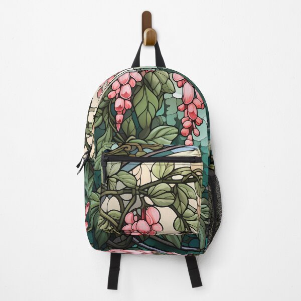 Item preview, Stained Glass Pathway of Bleeding Hearts designed and sold by Matt's Artificial Nature.