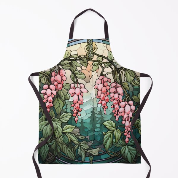 Item preview, Stained Glass Pathway of Bleeding Hearts designed and sold by Matt's Artificial Nature.