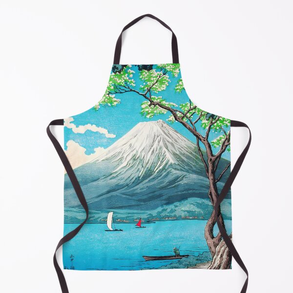 Item preview, Mount Fuji from Lake Yamanaka Japanese Vintage Landscape by Takahashi Hiroaki designed and sold by Wander-Wave.