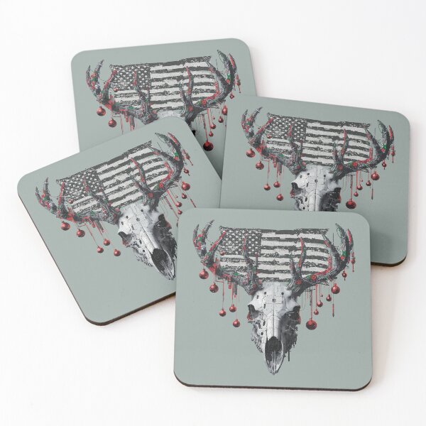 Item preview, Christmas Deer Skull designed and sold by Numero14.
