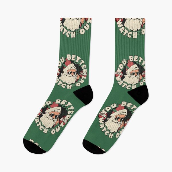 Item preview, You Better Watch Out Christmas Funny Santa Claus designed and sold by ddworkshop.