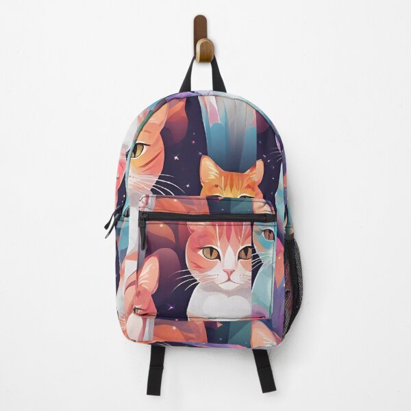 Item preview, Amazing Colorful Cat Art Pattern designed and sold by DigiDreamyArt.