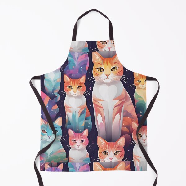 Item preview, Amazing Colorful Cat Art Pattern designed and sold by DigiDreamyArt.