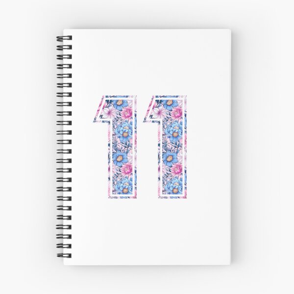 Item preview, 11th Birthday, floral number 11, girl's, kids designed and sold by iclipart.