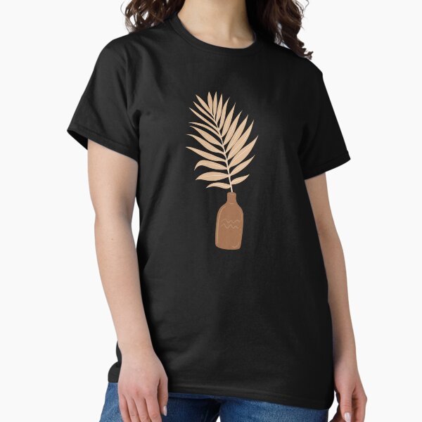 Item preview, Boho Modern Minimal Tshirt, Boho Floral Art Tee designed and sold by chipmuckdesignn.