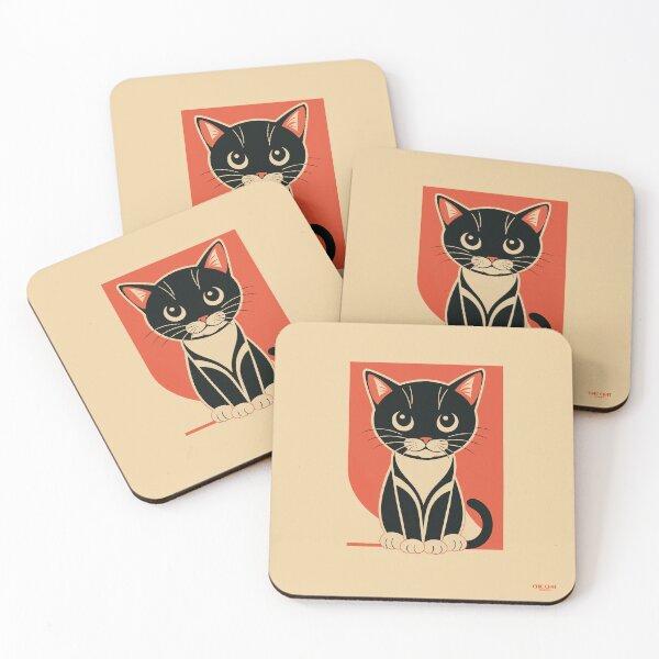 Item preview, Vintage Tuxedo Kitten - Chic Chat Créations Ref.051 designed and sold by ChicChat.