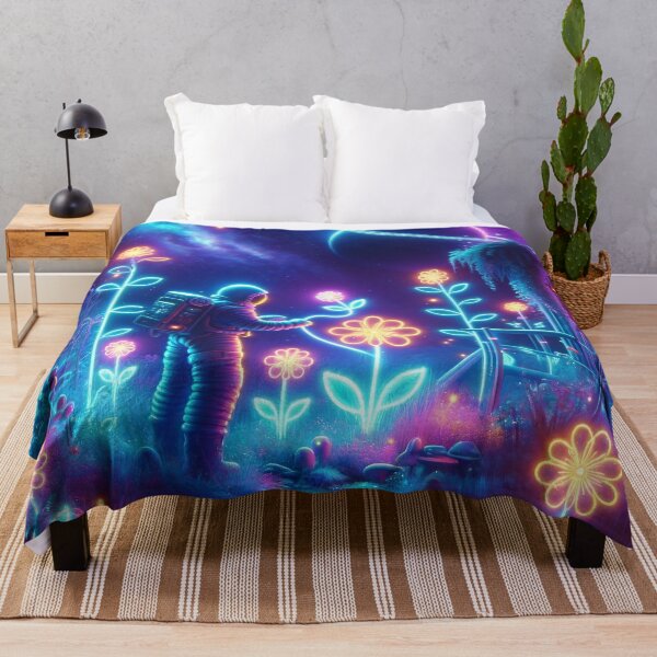 Item preview, Neon Botanical Space designed and sold by divinedeco1925.