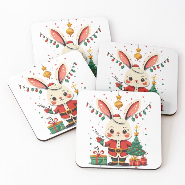 Item preview, Baby Bunny Santa Helper designed and sold by PrintWearZone.