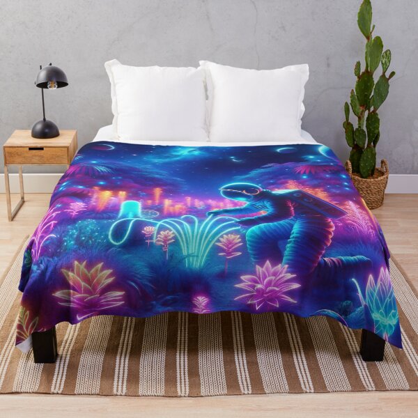 Item preview, Neon Botanical Space designed and sold by divinedeco1925.