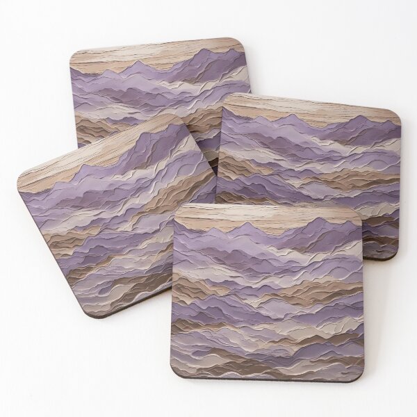 Item preview, Purple and Brown Mystic Mountain designed and sold by DesignDrifts.