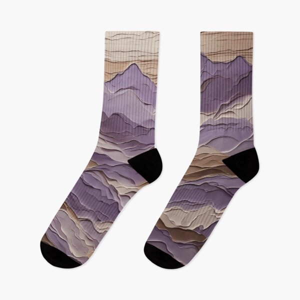 Item preview, Purple and Brown Mystic Mountain designed and sold by DesignDrifts.