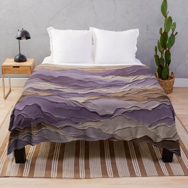 Item preview, Purple and Brown Mystic Mountain designed and sold by DesignDrifts.
