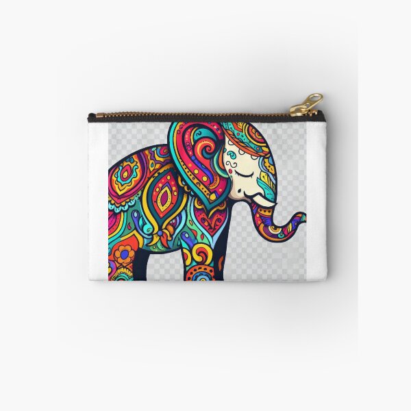 Item preview, Multicolored paisley elephant designed and sold by Kenneth Labuskes.