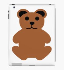 Teddy Face Cute Stuffed Toy iPad Case/Skin
