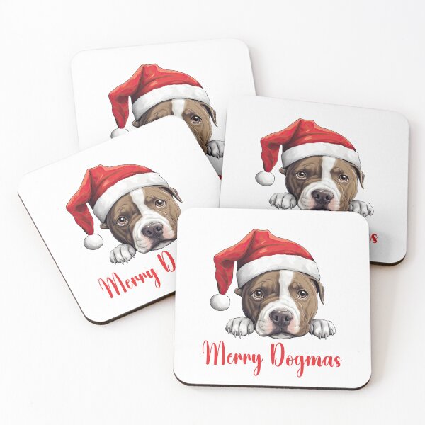 Item preview, American Stafford Terrier Dog Merry Dogmas designed and sold by Blok45.