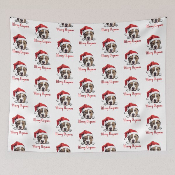 Item preview, American Stafford Terrier Dog Merry Dogmas designed and sold by Blok45.