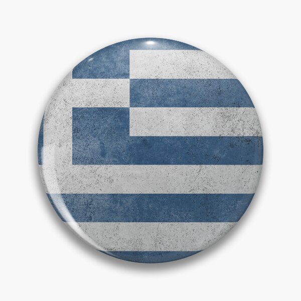 Item preview, Distressed, Old, Faded & Worn Flag of Greece (Η Γαλανόλευκη - The Blue & White) designed and sold by STUDIO-72.
