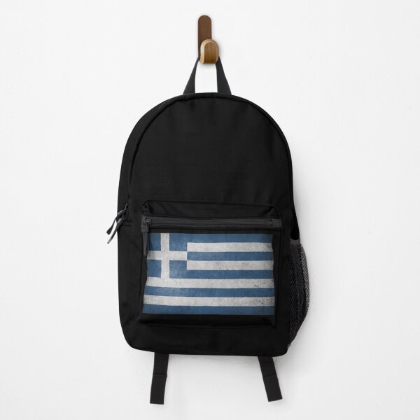 Item preview, Distressed, Old, Faded & Worn Flag of Greece (Η Γαλανόλευκη - The Blue & White) designed and sold by STUDIO-72.
