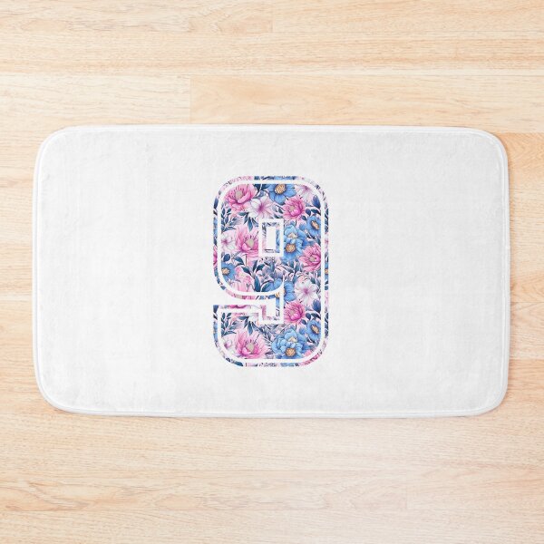Item preview, 9th Birthday, floral number 9, girl's, kids designed and sold by iclipart.