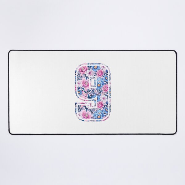 Item preview, 9th Birthday, floral number 9, girl's, kids designed and sold by iclipart.